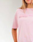 Women's Brand Tee - Pink Tulle
