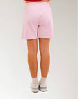 Womens Linear Rugby Short - Pink Tulle