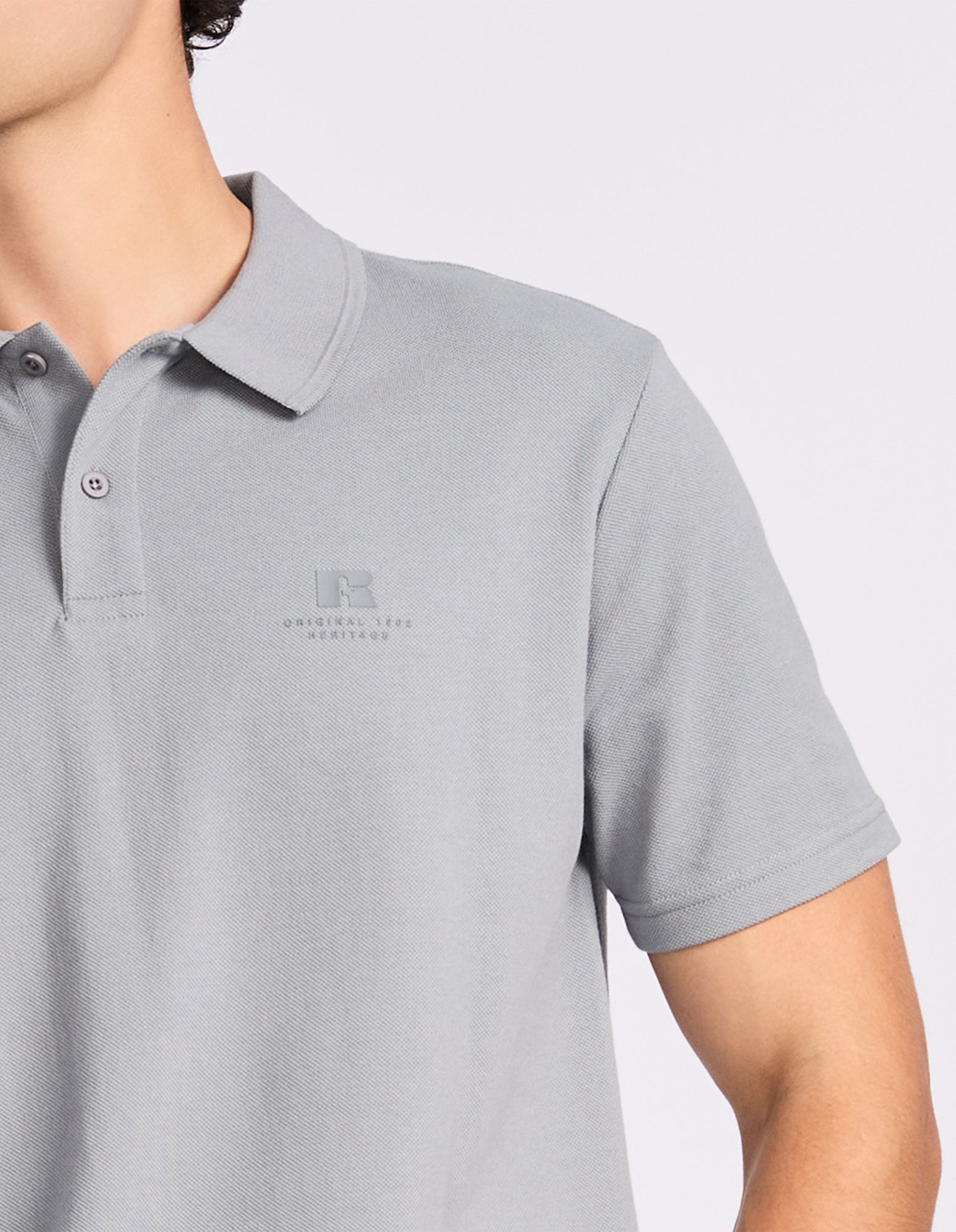Brooklyn Pique Men's Polo - Ash