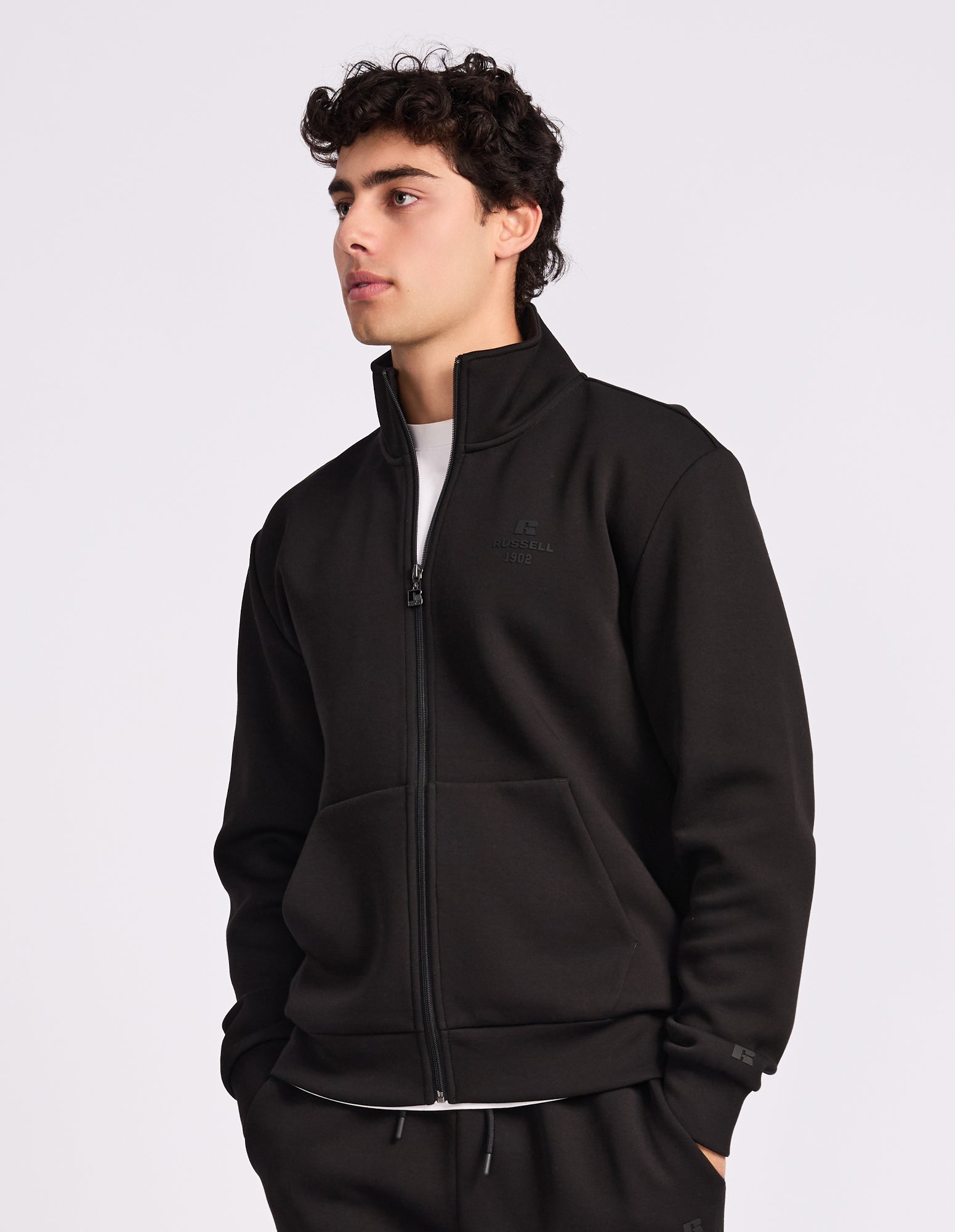 R Tech Leisure Men's Track Jacket - Black