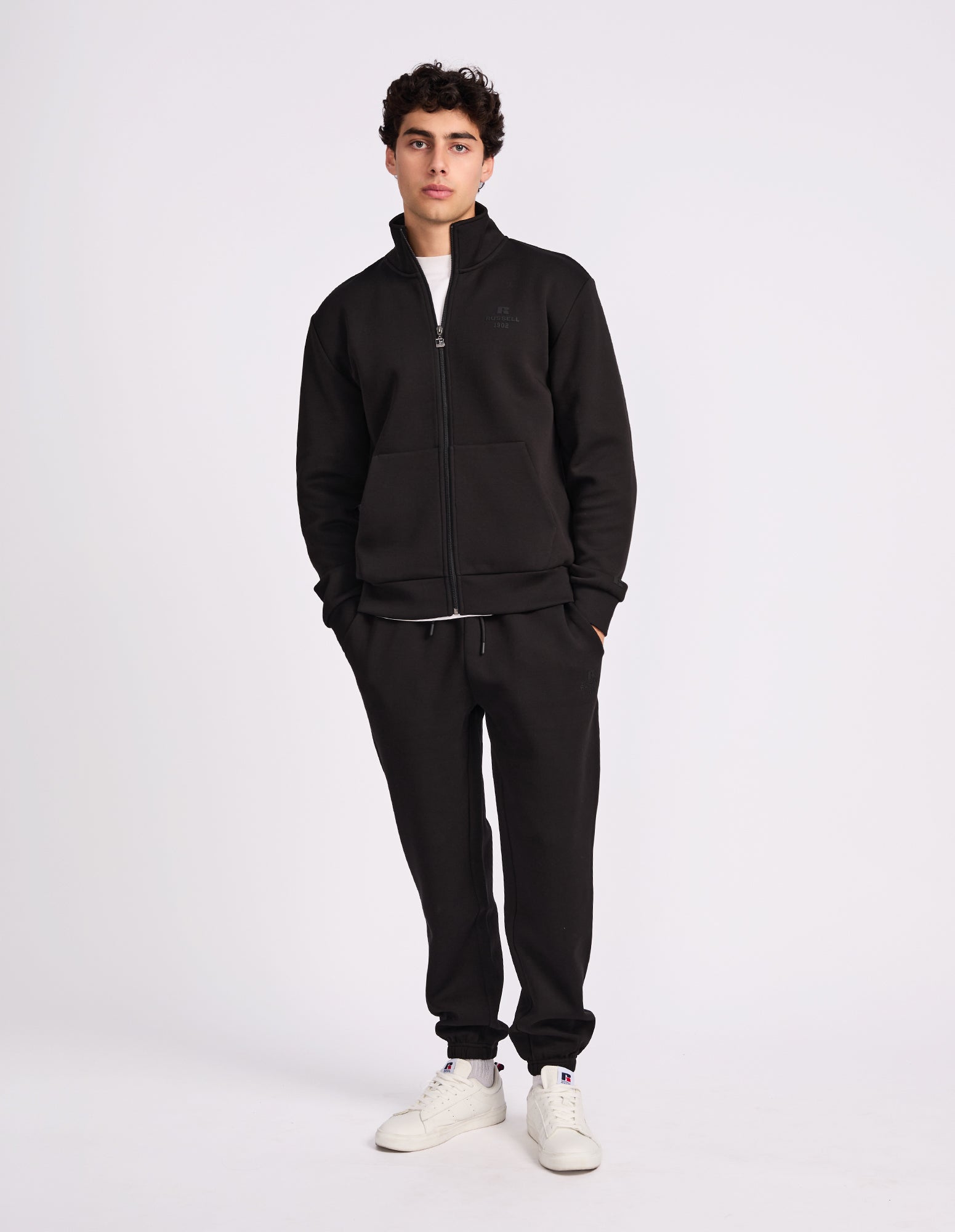 R Tech Leisure Men's Track Jacket - Black