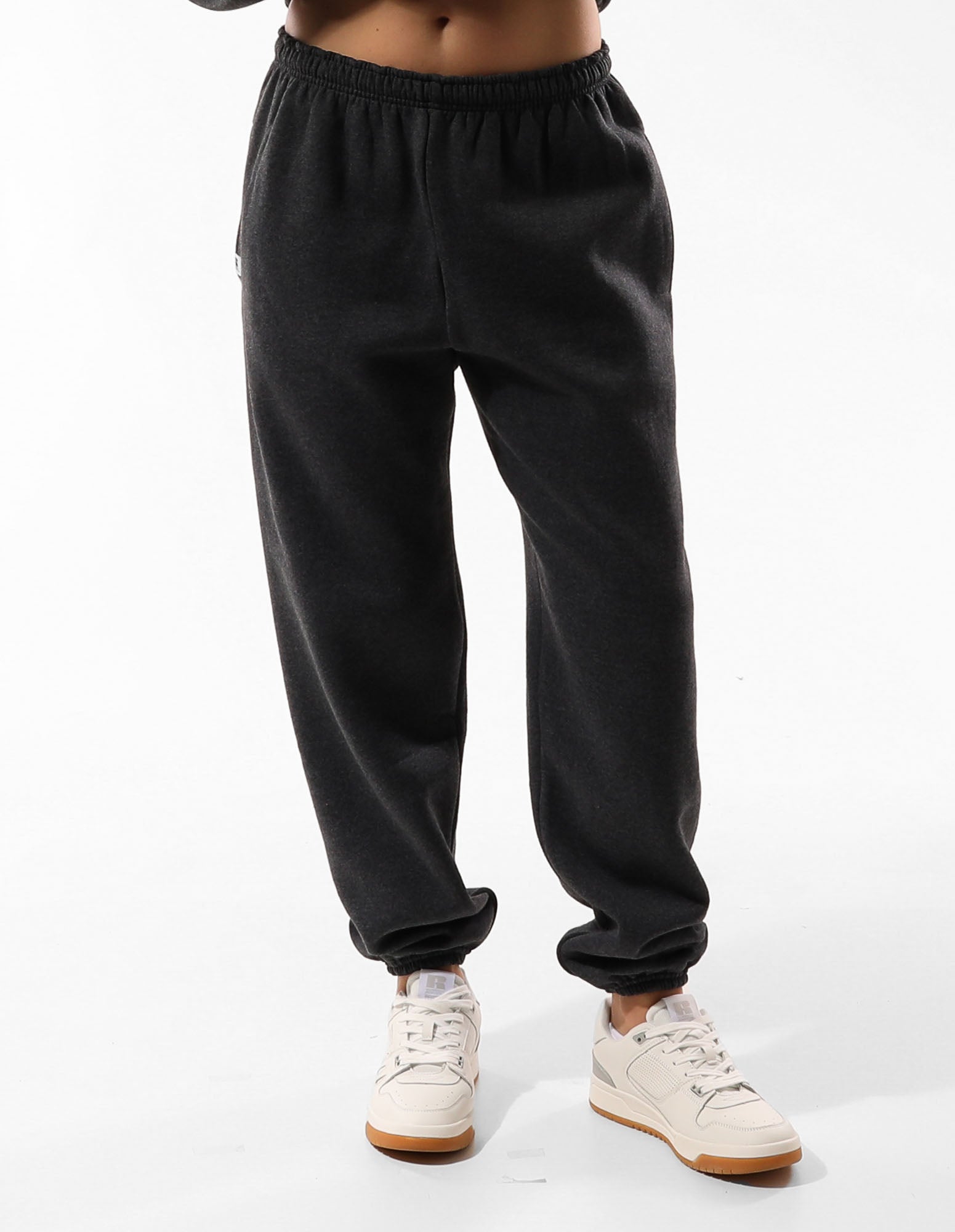 Russell Athletic Australia Unisex Dri-Power® Track Pants - Black Heather True Since 1902
