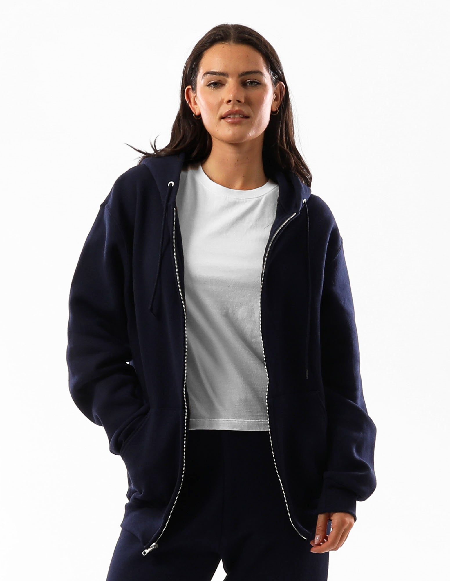 Russell Athletic Australia Unisex Dri-Power® Full Zip Hoodie - Navy True Since 1902