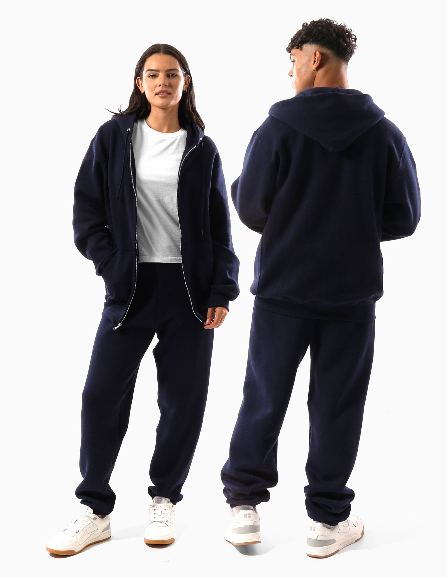 Russell Athletic Australia Unisex Dri-Power® Full Zip Hoodie - Navy True Since 1902