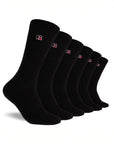 Russell Athletic Australia Essential Crew 3 Pack Socks - Black True Since 1902