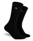 Russell Athletic Australia Essential Crew 3 Pack Socks - Black True Since 1902