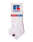 Russell Athletic Australia Low Cut Sock 3 Pack - White True Since 1902