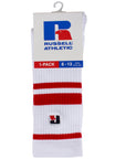 Russell Athletic Australia Kentucky Winter Socks - White/Red True Since 1902