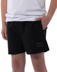 Russell Athletic Australia Kid's Core Unisex Youth Woven Short - Black True Since 1902