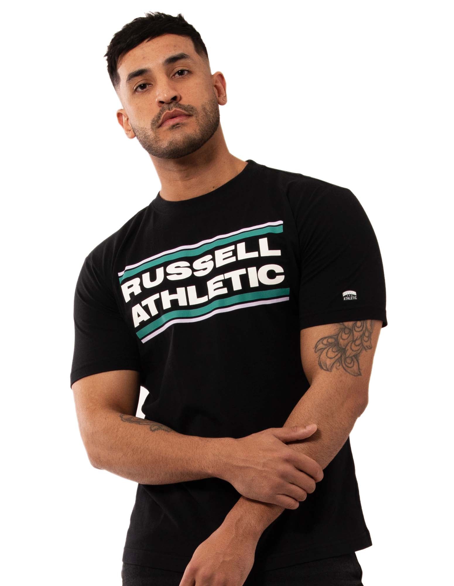 This Speed 2 Tee in Black From Russell Athletic Australia is your