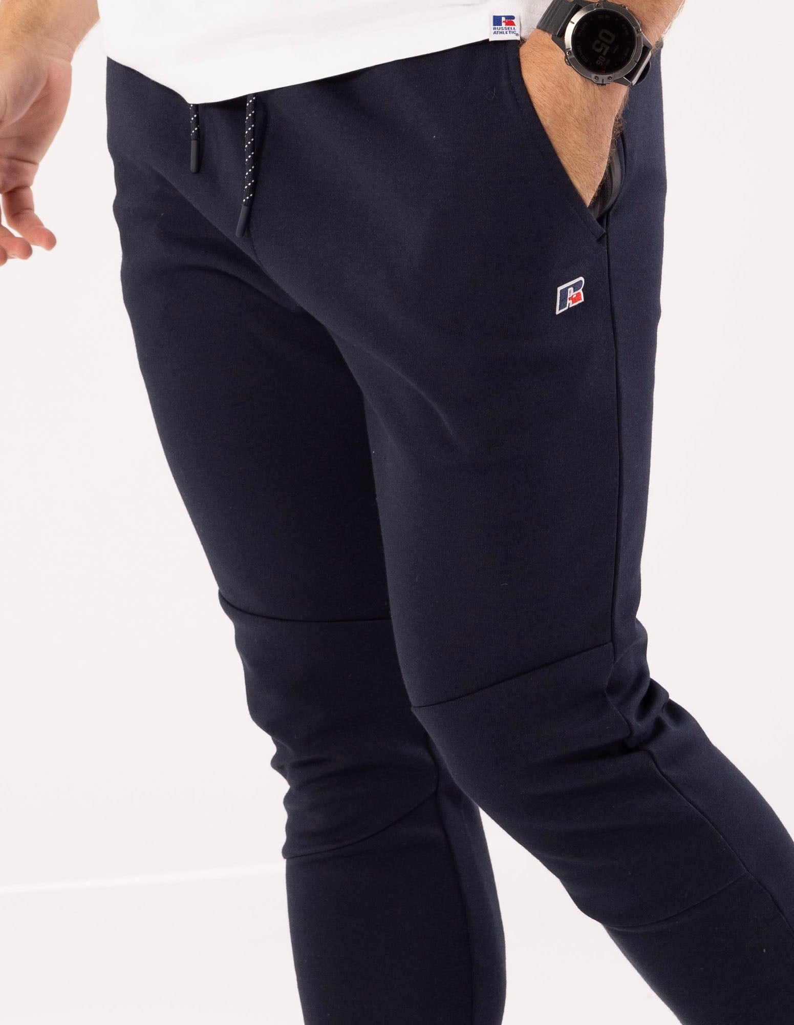 Russell Athletic Australia Mens Typhoon Trackpants - Michigan Navy True Since 1902