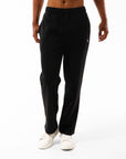 Russell Athletic Australia Men's R Logo Straight Leg Track Pants - Black True Since 1902