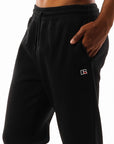 Russell Athletic Australia Men's R Logo Straight Leg Track Pants - Black True Since 1902