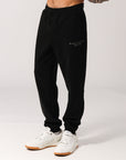 Russell Athletic Australia Men's USA 1902 Cuff Trackpant - Black True Since 1902