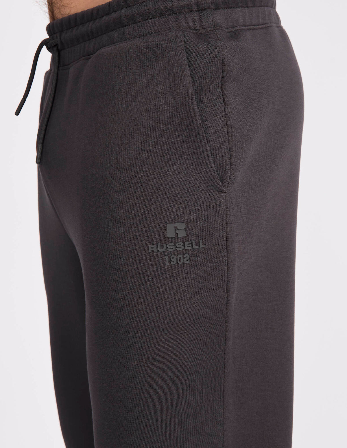R Tech Leisure Cuffed Men's Track Pants - Dark Grey