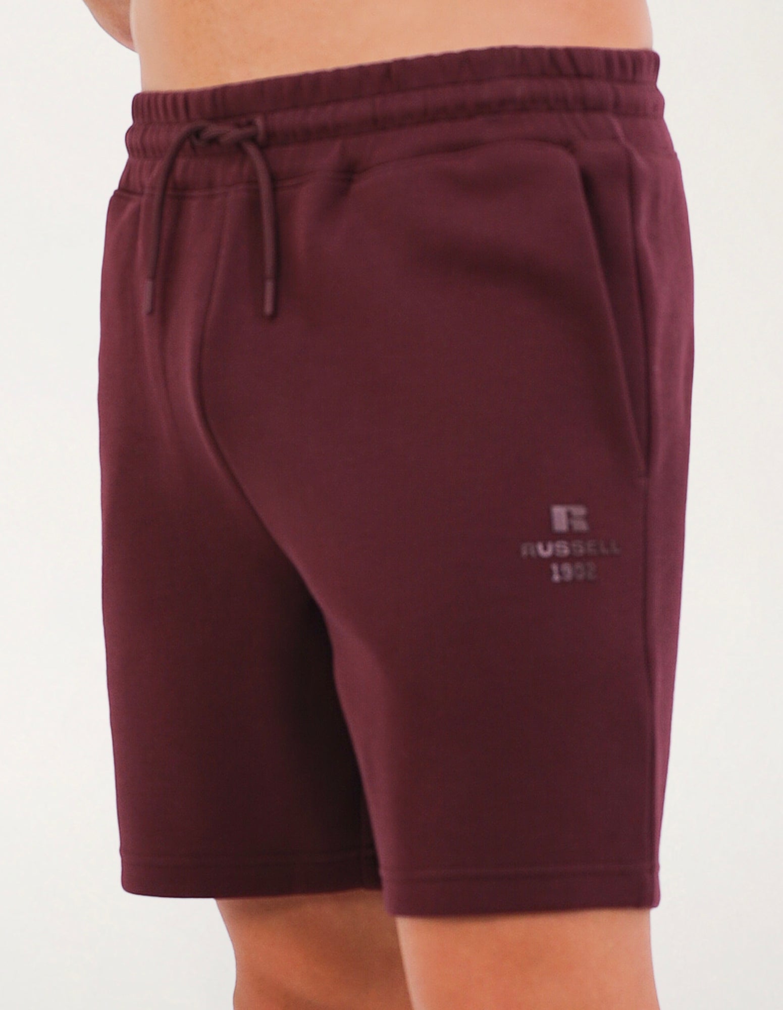 Russell Athletic Australia R Tech Leisure Mens Track Short - Plum wine True Since 1902
