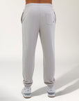 R Logo Terry Cuff Men's Trackpants - Stone