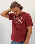 Glendale Oversized Men's Tee - Burnt Russet