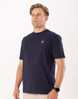 Russell Athletic Australia Mens R Logo Oversize Tee - Michigan Navy True Since 1902