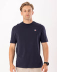 Russell Athletic Australia Mens R Logo Oversize Tee - Michigan Navy True Since 1902