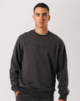 Russell Athletic Australia Men's USA 1902 Crew - Dark Grey True Since 1902