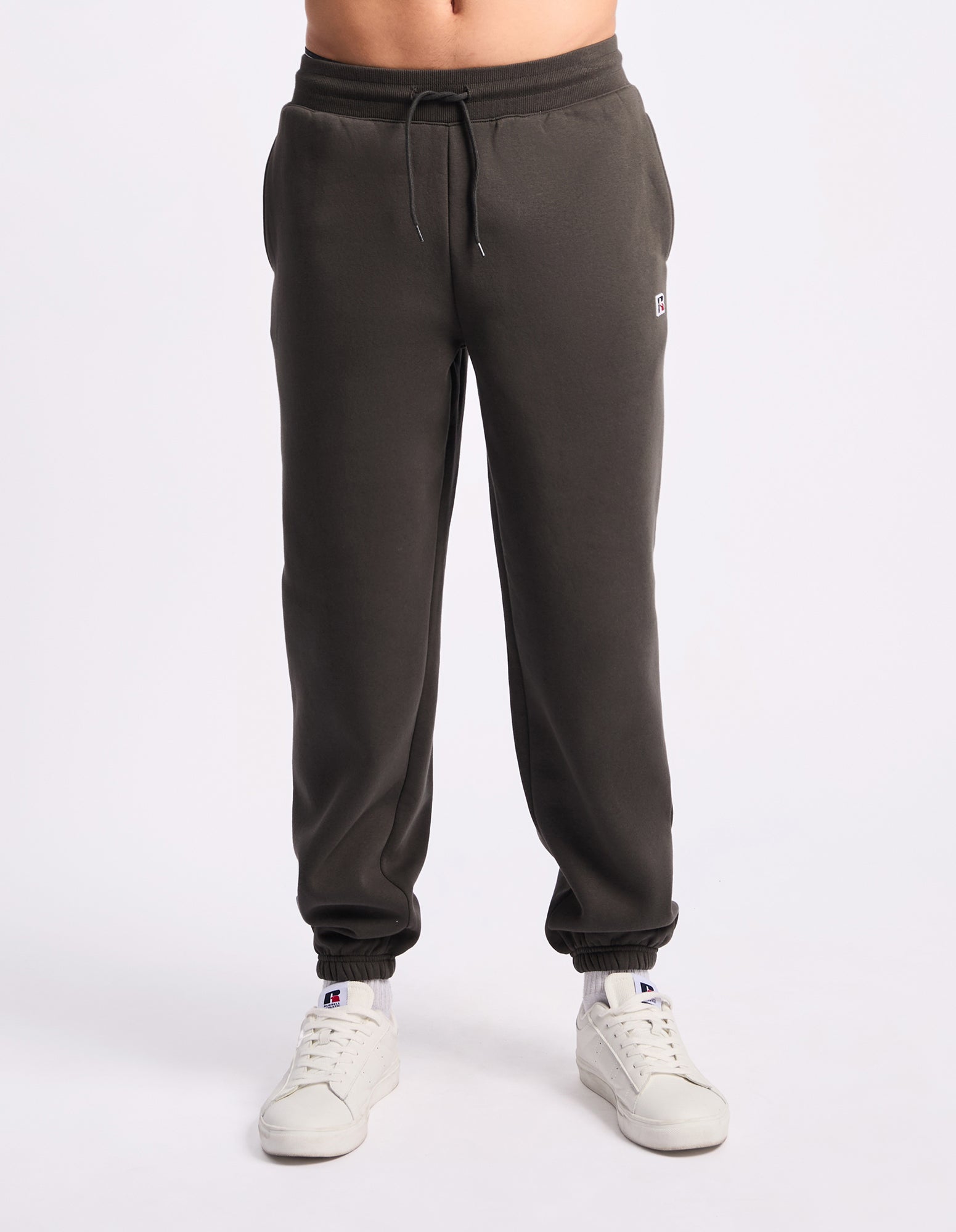 R Logo Men's Trackpants - Raven