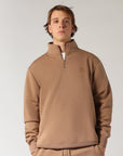 Men's Brooklyn Quarter Zip - Caramel