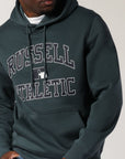 Men’s Arch Logo Hoodie – Bottlebrush Green | Russell Athletic