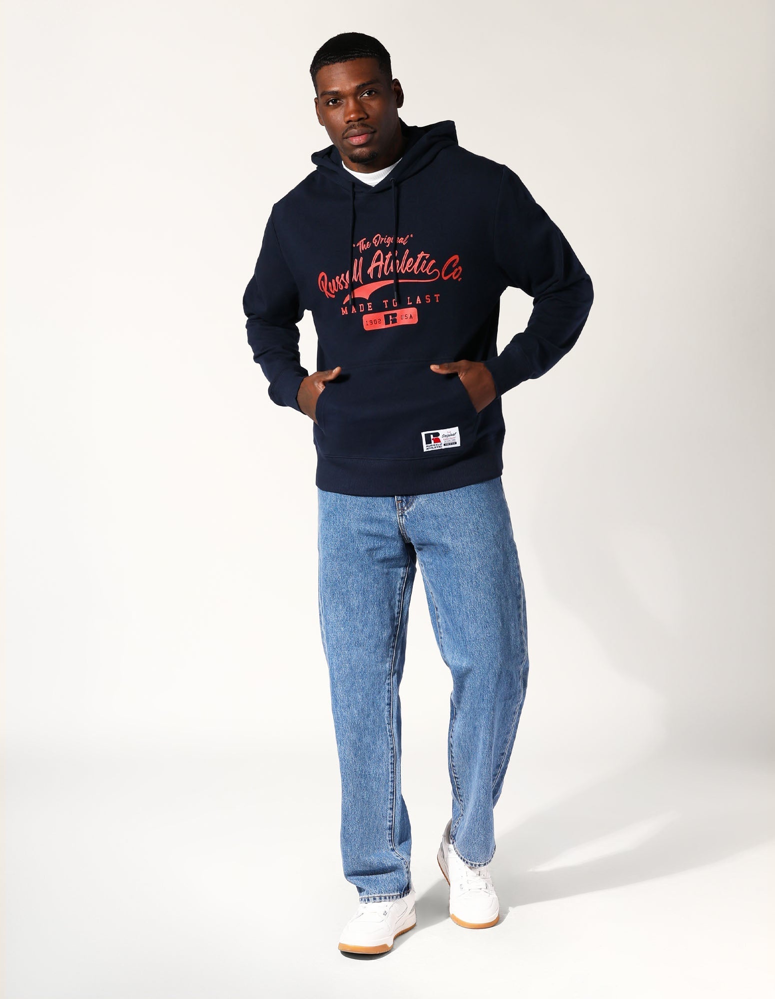 Russell Athletic Australia The Original Men's Hoodie - Michigan Navy True Since 1902