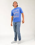 Backboard Oversize Men's Tee - Collegiate Blue