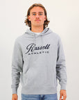 Script Men's Hoodie - Grey Marle