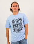 Men's Ribbon Tee - Placid Blue