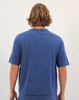 R Tech Leisure Mens Tee – Denim Blue