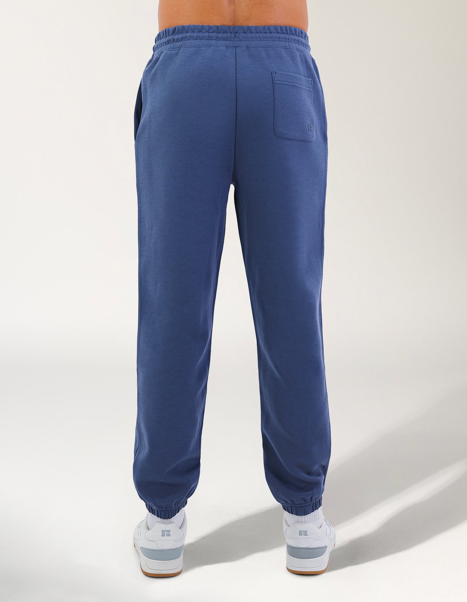 R Tech Leisure Cuffed Men's Track Pants - Denim Blue