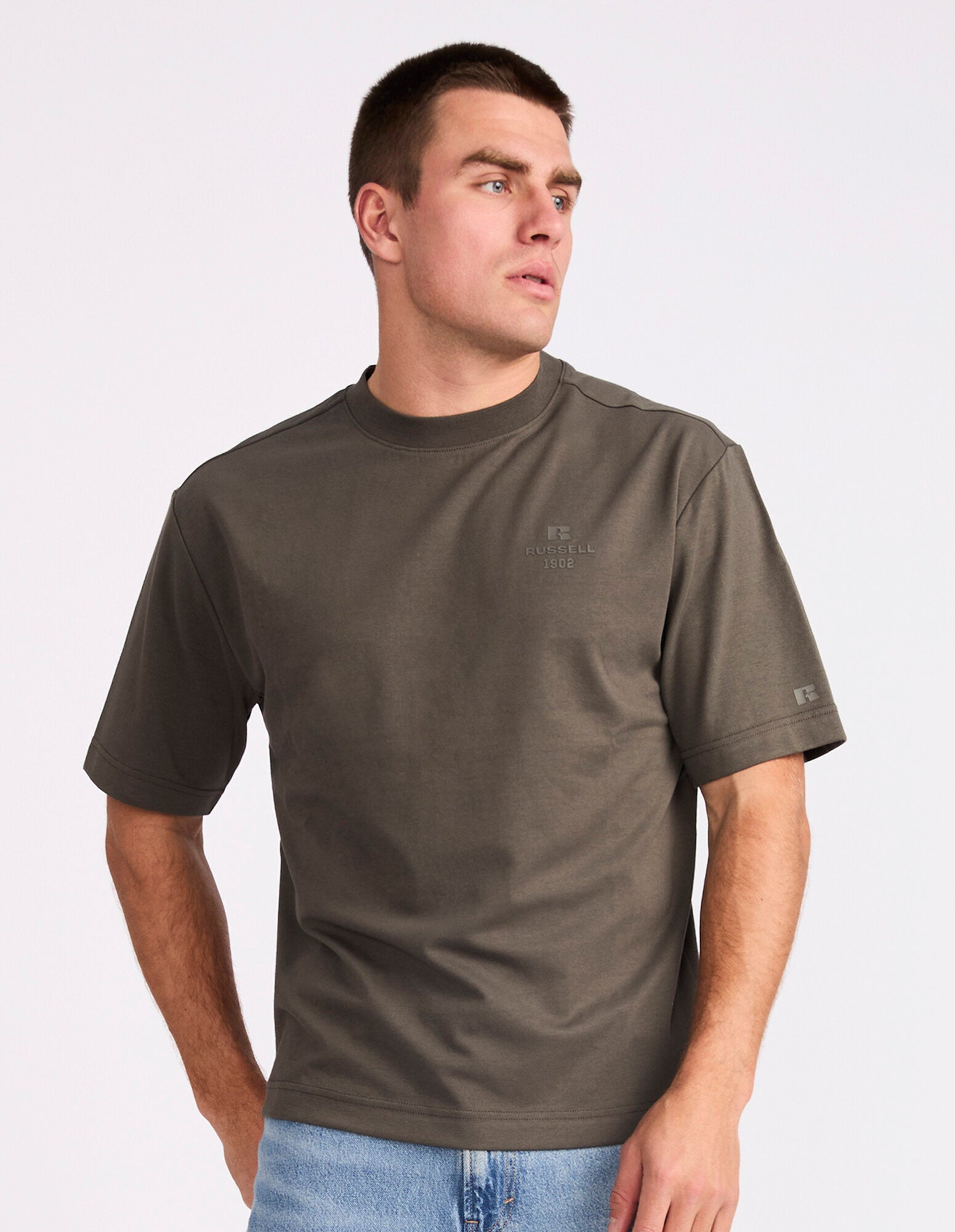 R Tech Leisure Mens Tee – Military