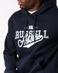 Russell Athletic Australia Brutalist Men's Hoodie - Michigan Navy True Since 1902