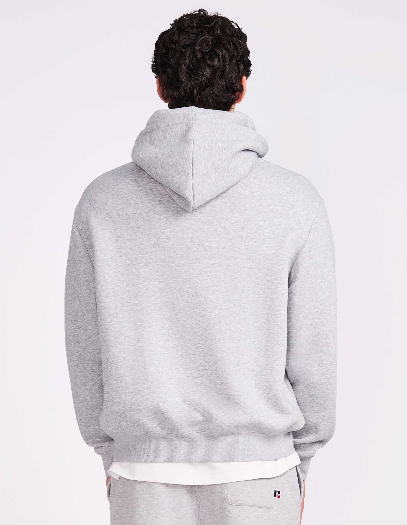 Russell Athletic Australia R Logo Crossover Men's Hoodie - Grey Marle True Since 1902