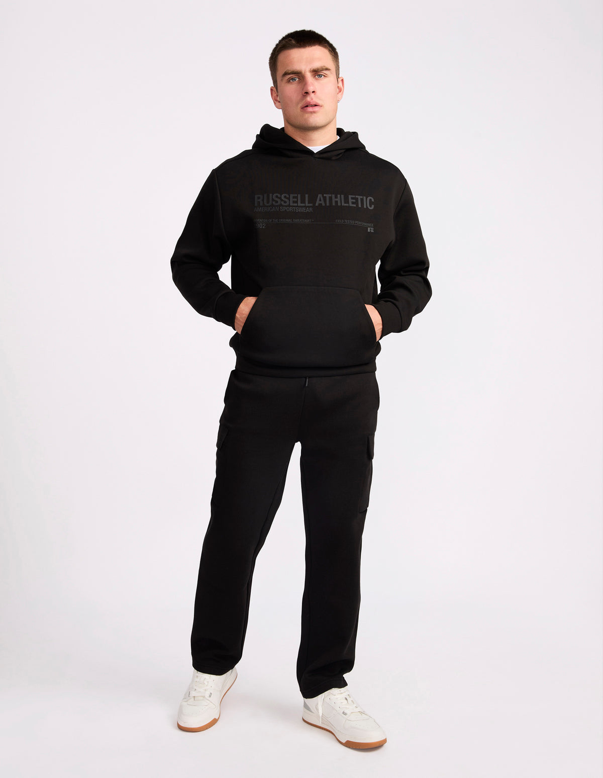 Russell Athletic Australia Helvetica Leisure Men's Hoodie True Since 1902