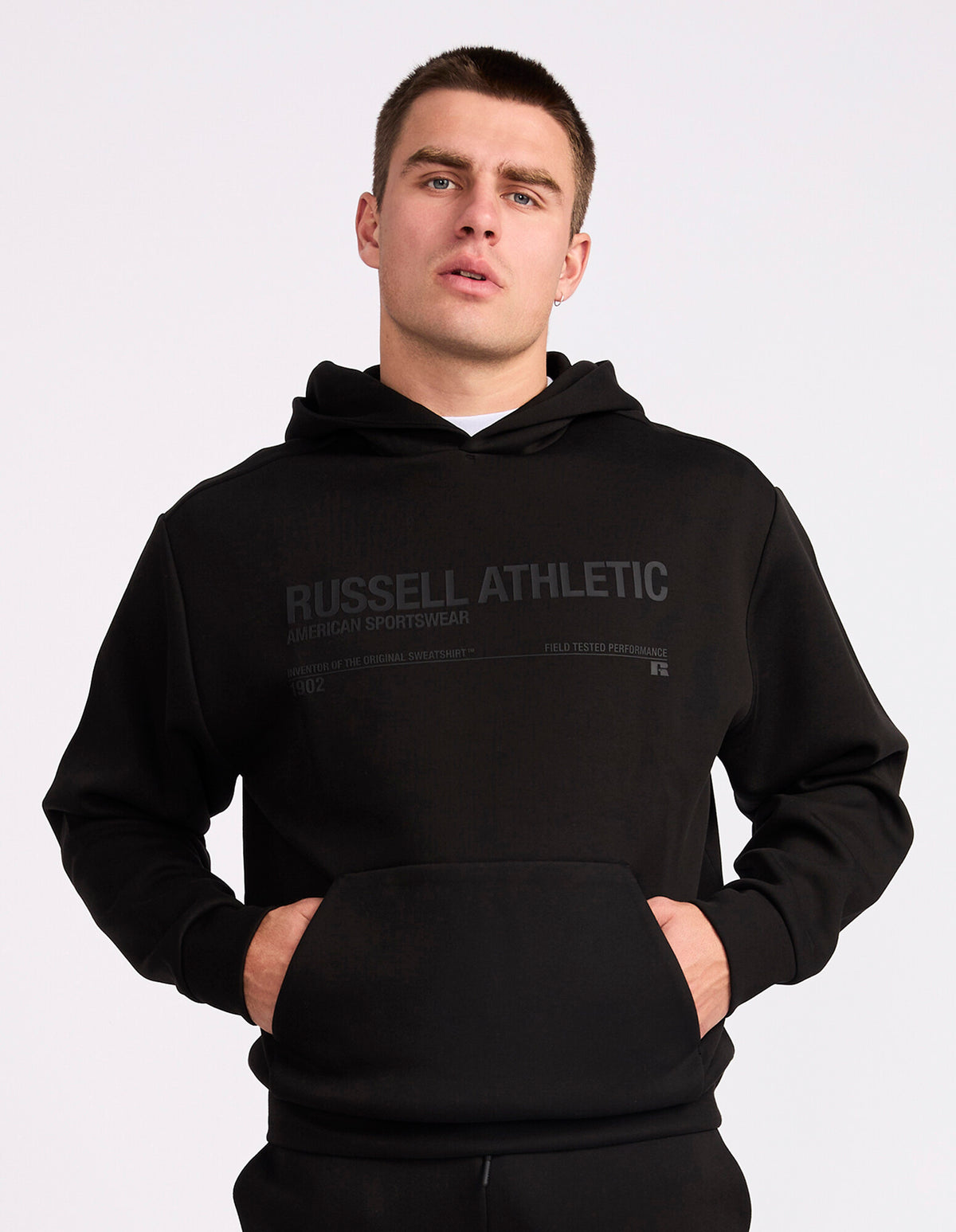 Russell Athletic Australia Helvetica Leisure Men's Hoodie True Since 1902