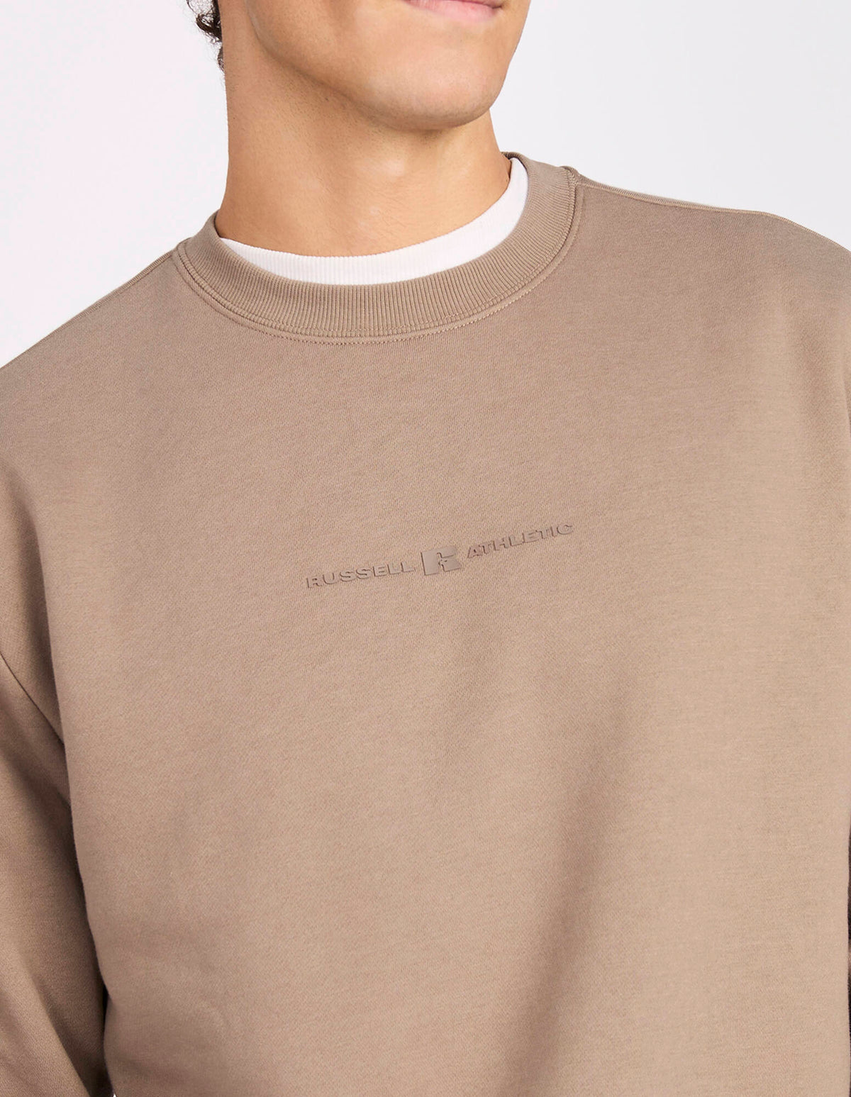 Russell Athletic Australia Brooklyn Men's Crew - Mocha True Since 1902
