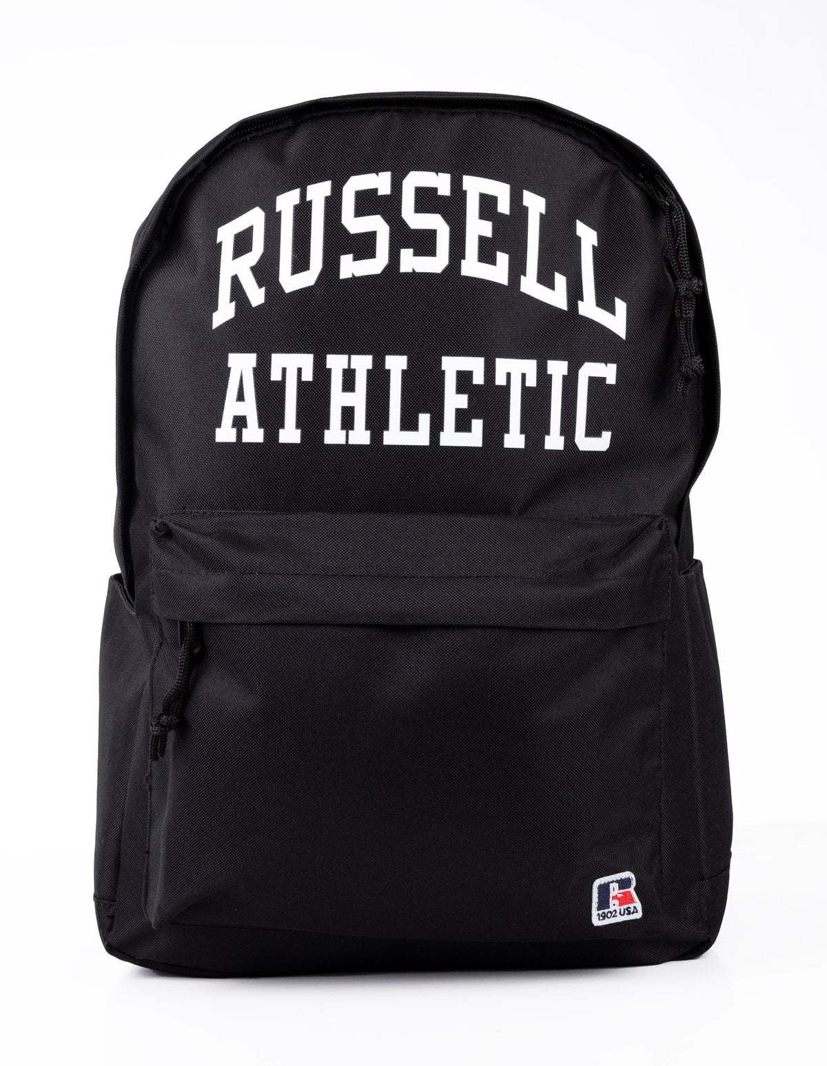 Black Back Pack | Russell Athletic Arched Logo | Shop Online Today