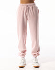 Russell Athletic Australia Women's R Logo Track Pants - Pale Lilac Pink True Since 1902