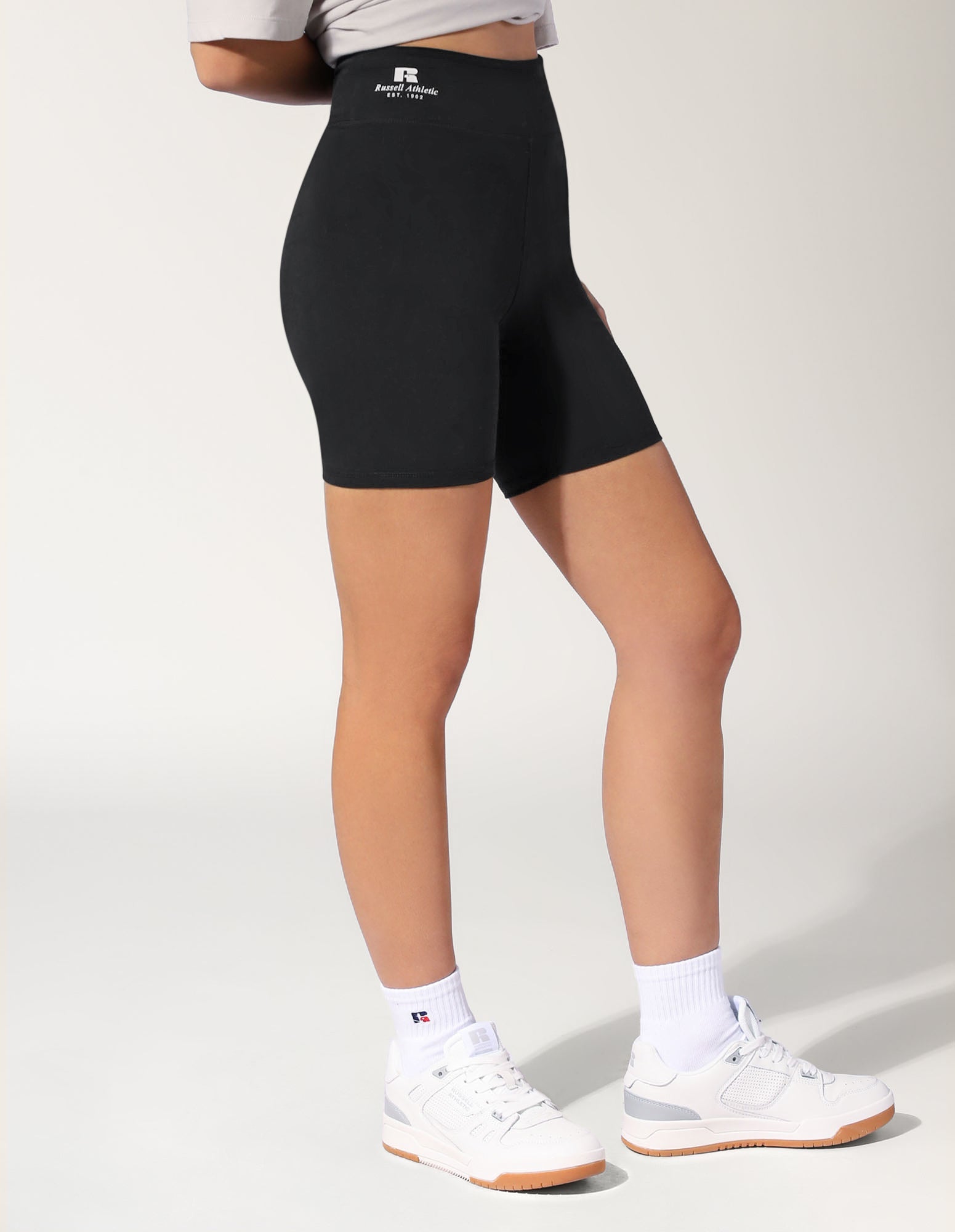 Women's R Logo Bike Short - Black