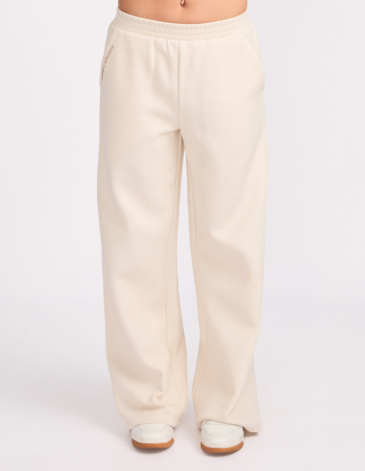 R Tech Leisure Wide Leg Women's Track Pant - Vanilla