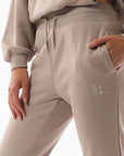 Women's Corp Inlay Logo Track Pants - Cloud - Image 