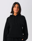 Russell Athletic Australia Womens R Logo Hoodie - Black True Since 1902