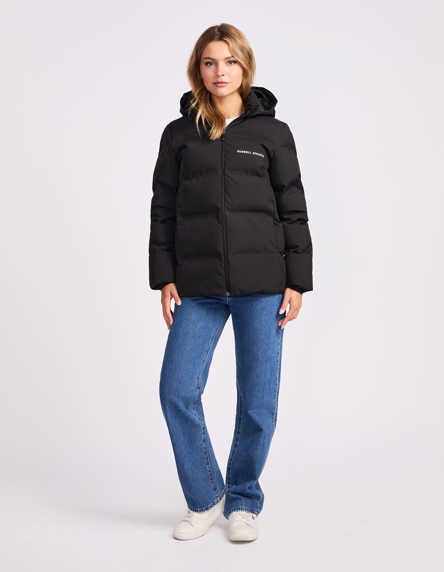 May Womens Puffer Jacket - Black