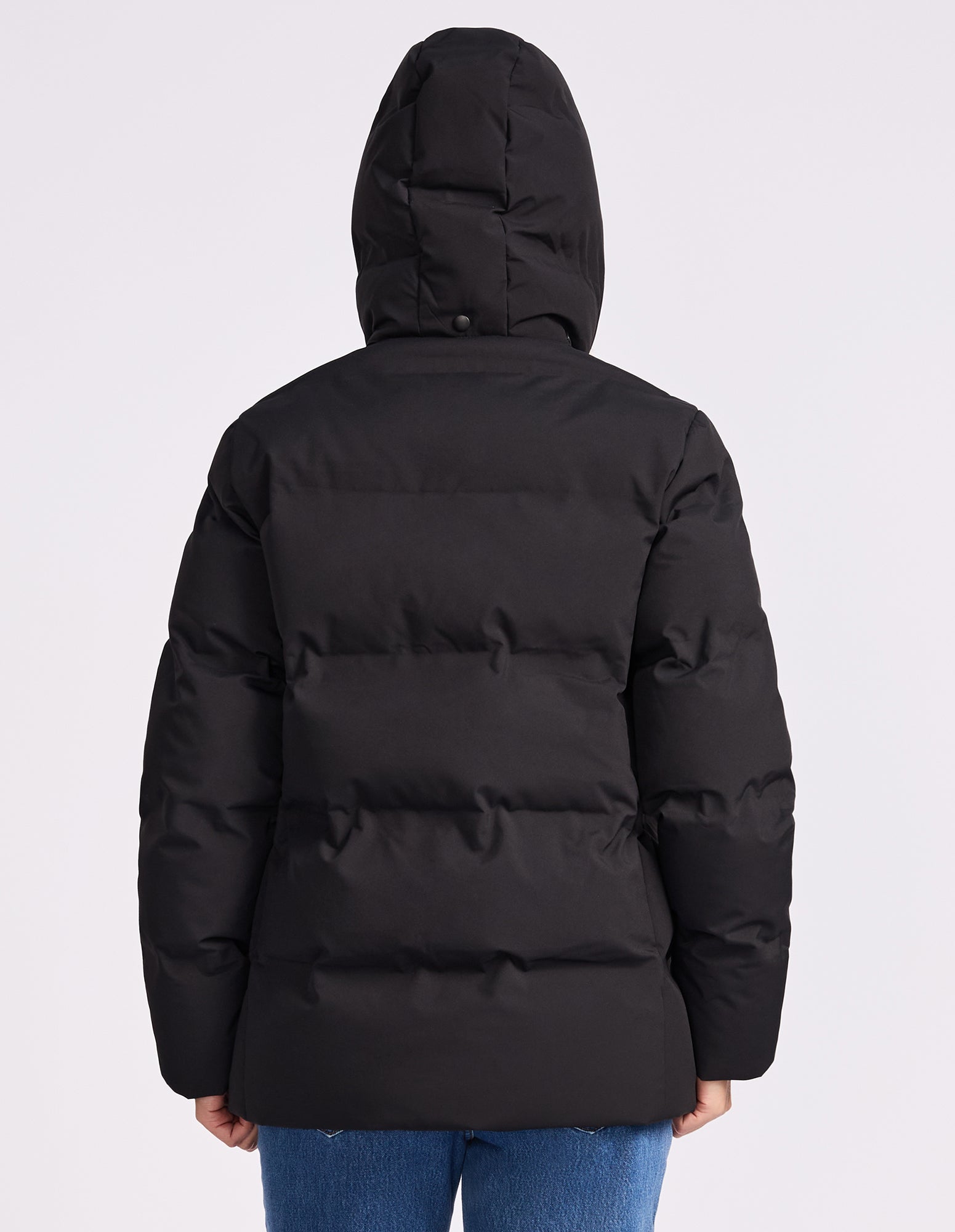 May Womens Puffer Jacket - Black