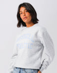 Russell Athletic Australia Womens Arch Logo Crew - Light Marle True Since 1902