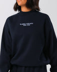 Russell Athletic Australia Womens USA 1902 Mock Neck - Michigan Navy True Since 1902